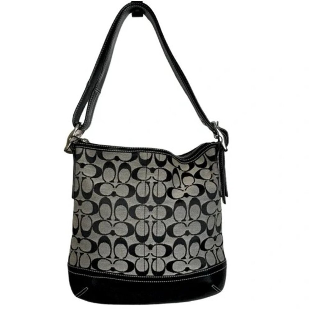 Coach Y2K Canvas and Leather Handbag/Crossbody